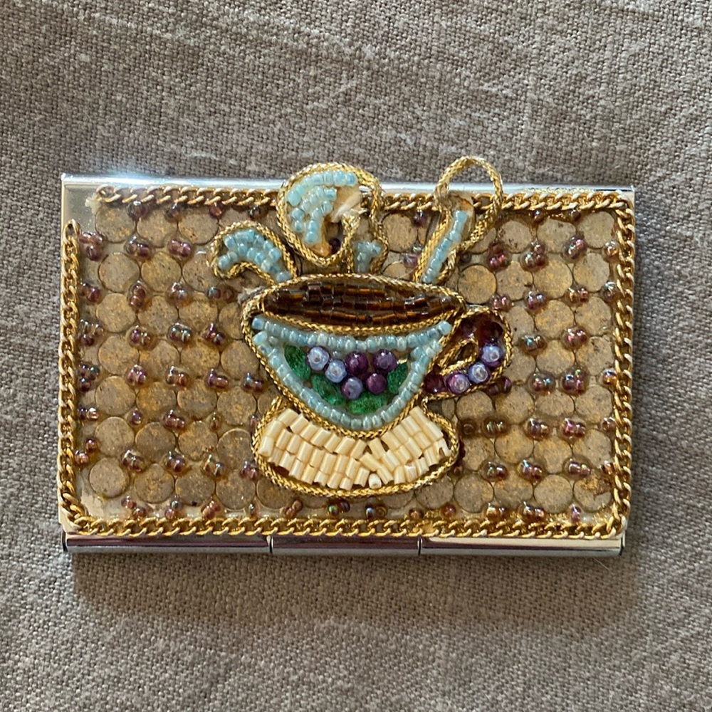 Mary Frances business card holder